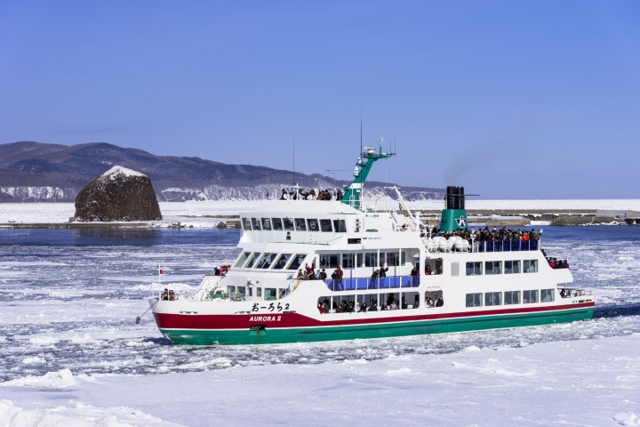 在冬季的北海道鄂霍次克海體驗流冰！網走2日遊