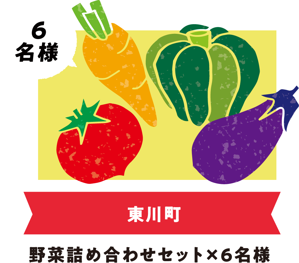 東川町 野菜詰め合わせセット✕6名様