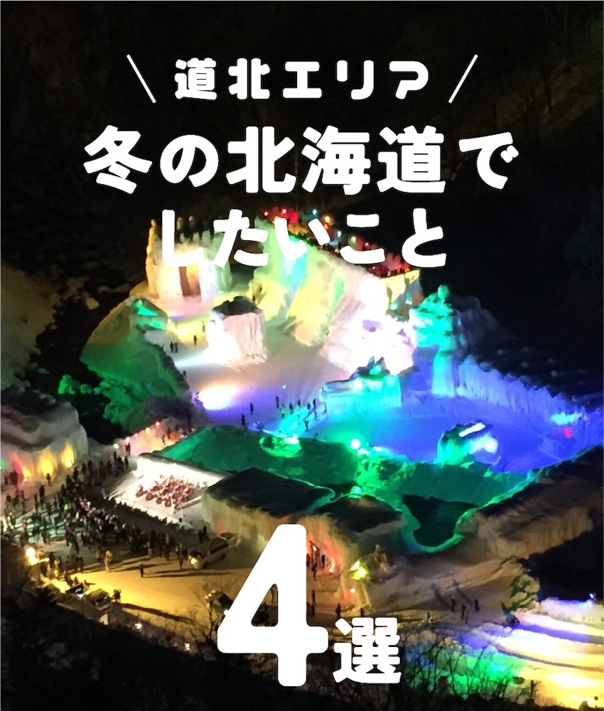 道北エリア 冬の北海道でしたいこと4選