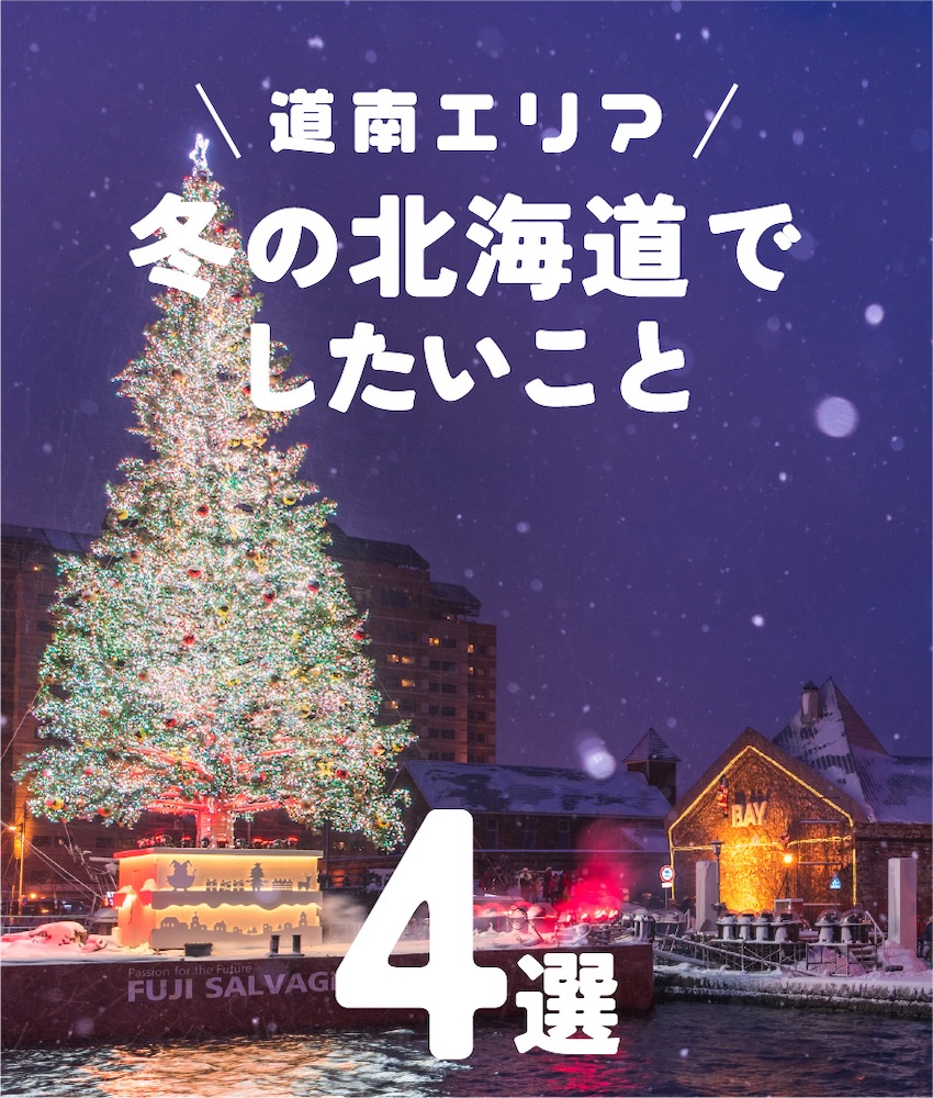 道南エリア 冬の北海道でしたいこと4選