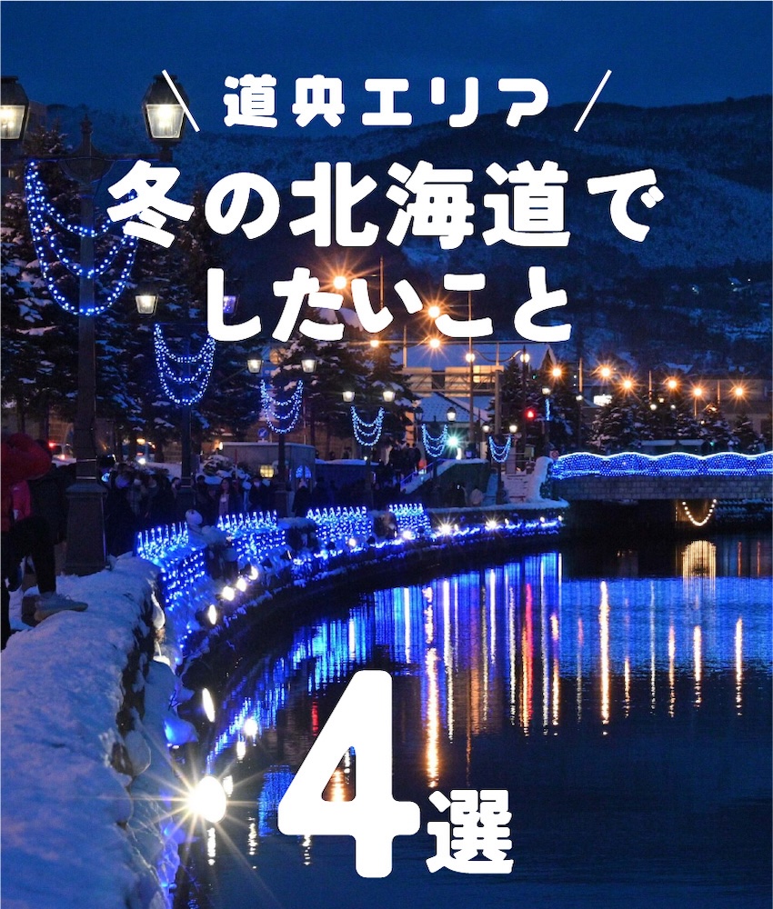 道央エリア 冬の北海道でしたいこと4選