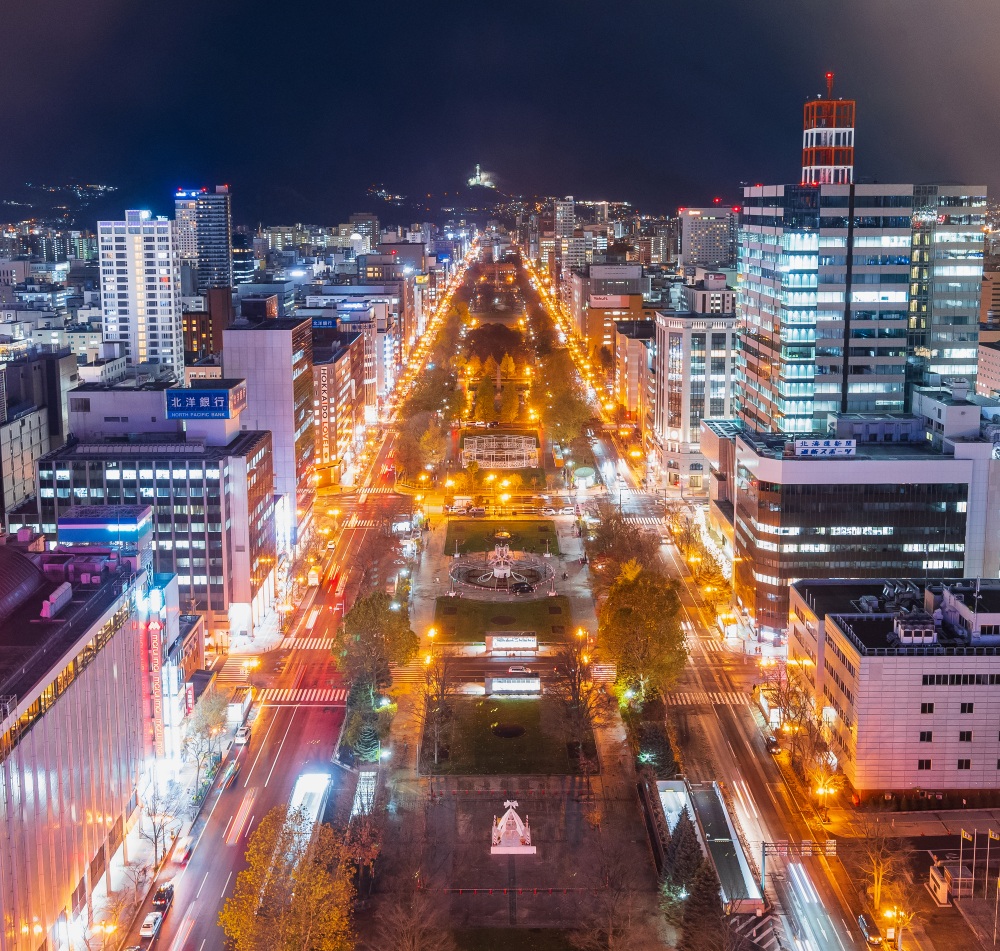 さっぽろテレビ塔からの夜景