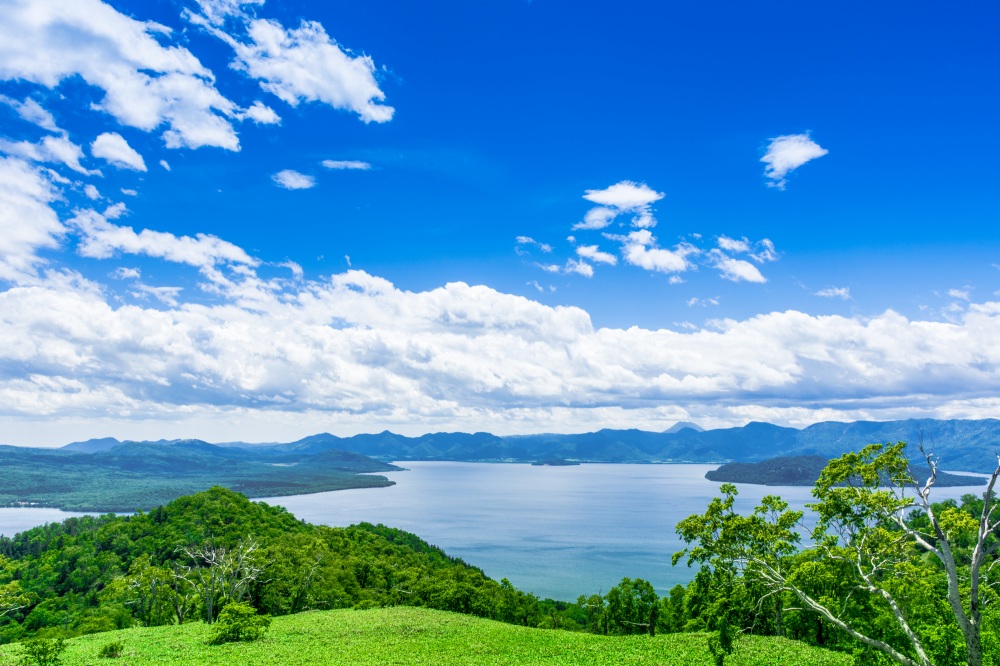 藻琴山展望台からの眺め