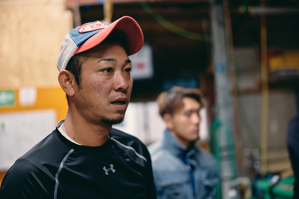 Hayashi Tsuyonori and other likeminded local young fishermen.