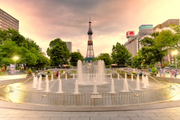 札幌到着