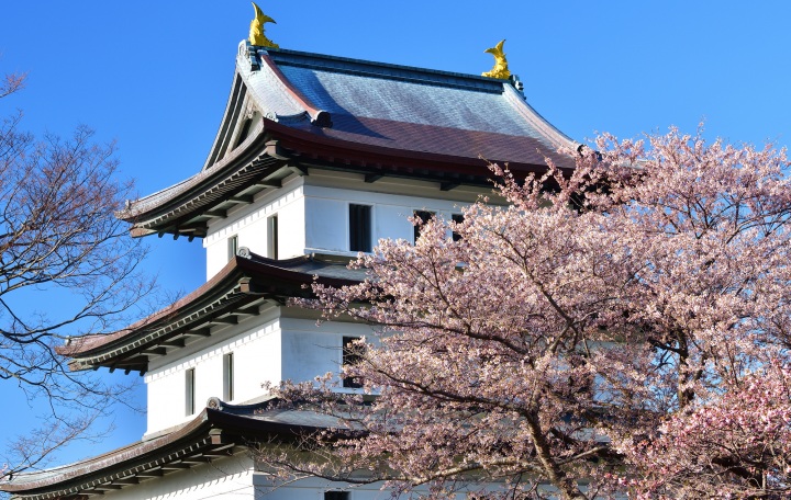 福山（松前）城と寺町