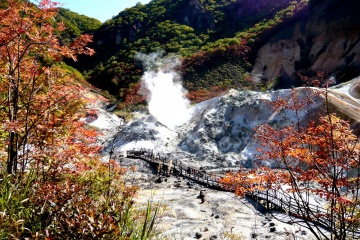 漫步登别温泉街