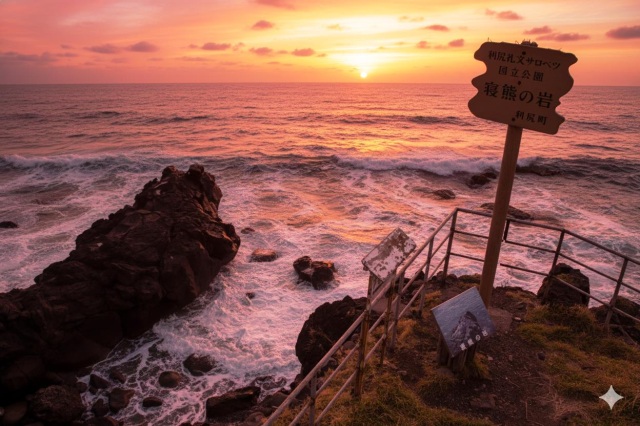 人面岩・寝熊の岩