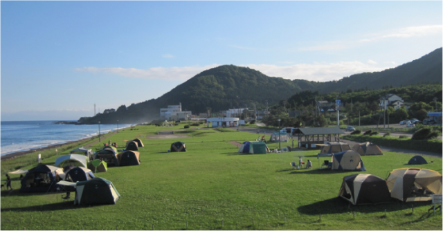 恵山海浜公園キャンプ場（函館市）