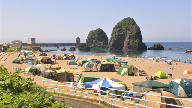 三本杉海水浴場（せたな町）