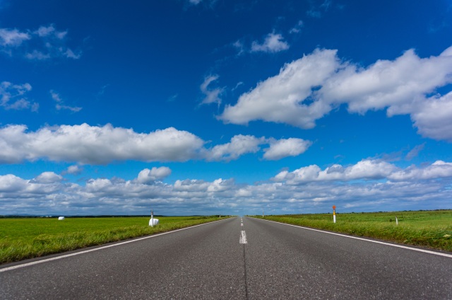 Driving with spectacular views