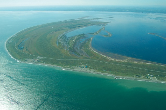 野付半島空撮