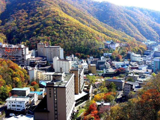 登別温泉街