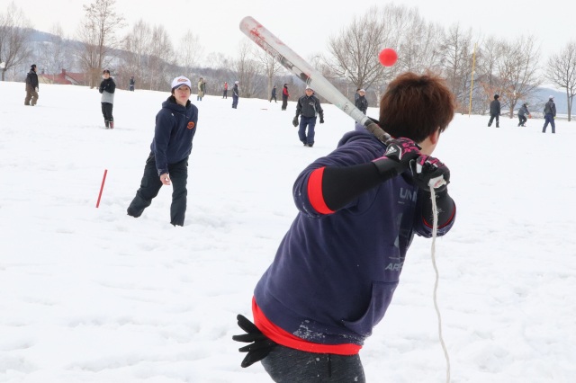 愛別町雪中ソフトボール大会