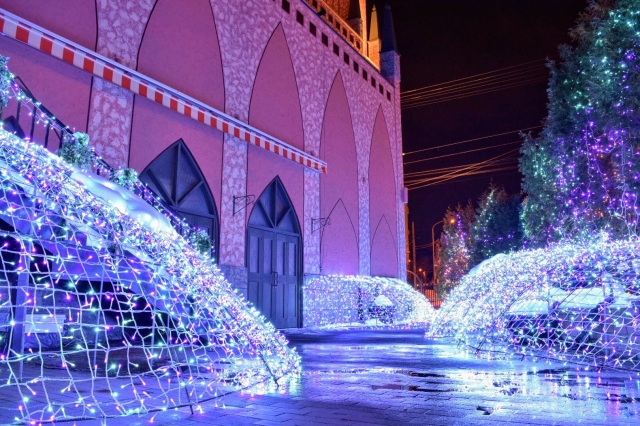 宮の森フランセス教会 イルミネーションガーデン