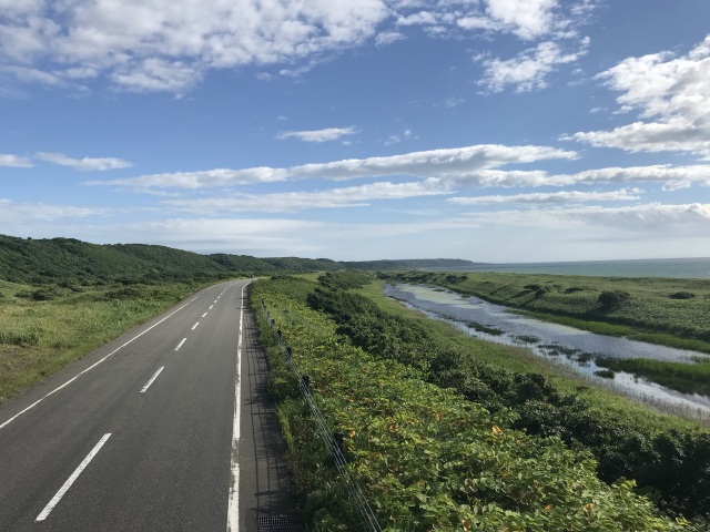 稚内市西海岸 オロロンライン（道道106号線）