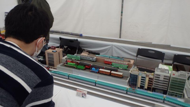 鉄道模型の展示も見逃せません