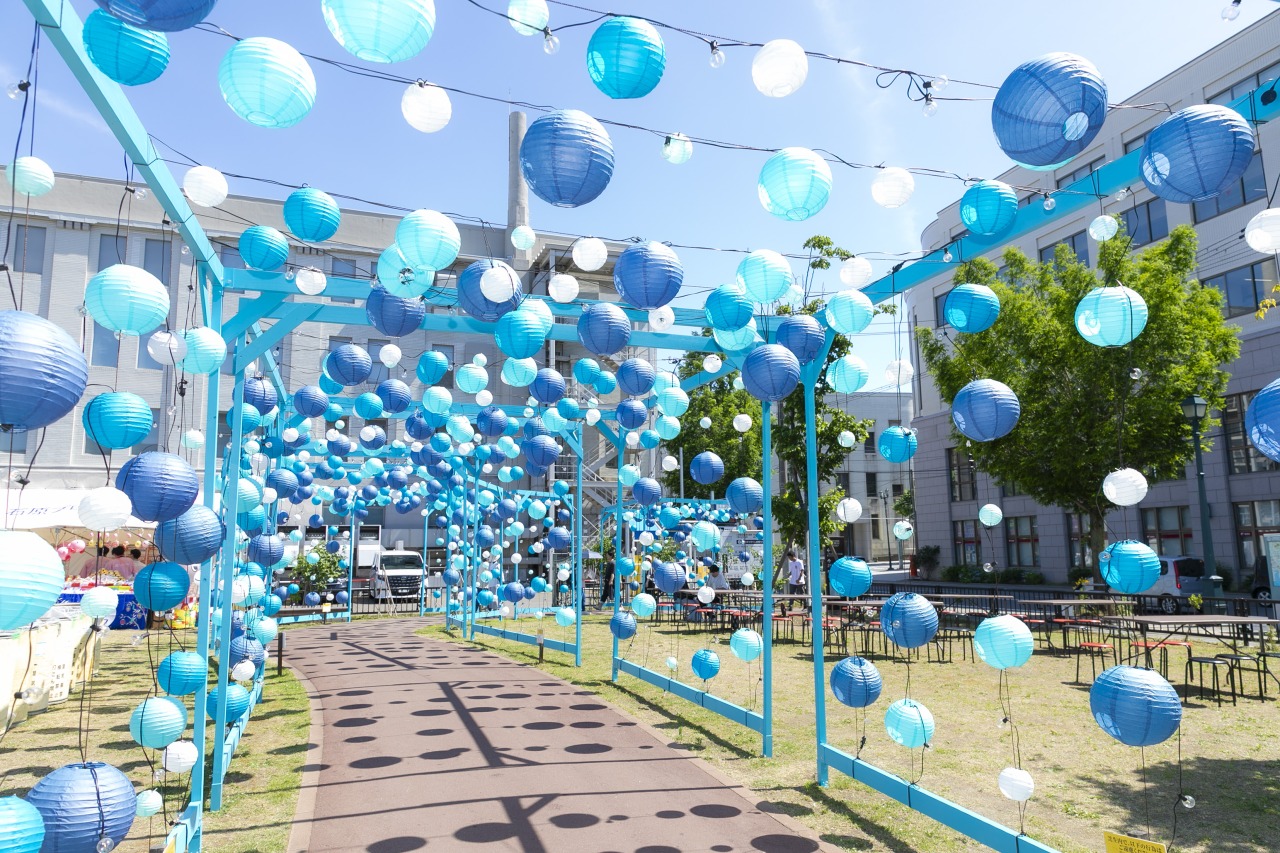 「天の川のオブジェ」フォトスポットです