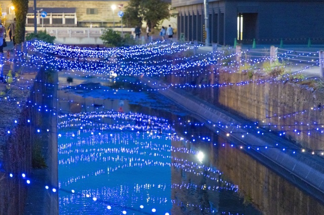 於古発川周辺のイルミネーション