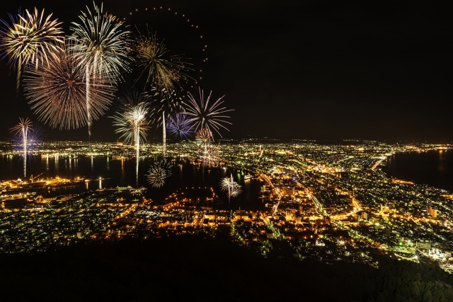 Fireworks displays in Hokkaido (Summer - Autumn)