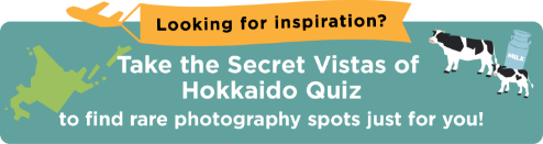 Take the Secret Vistas of Hokkaido Quiz to find rare photography spots just for you!